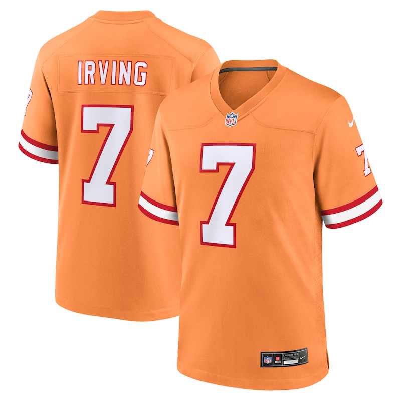 None Bucky Irving TB Buccaneers Dynamic Game-Ready Jersey Football App
