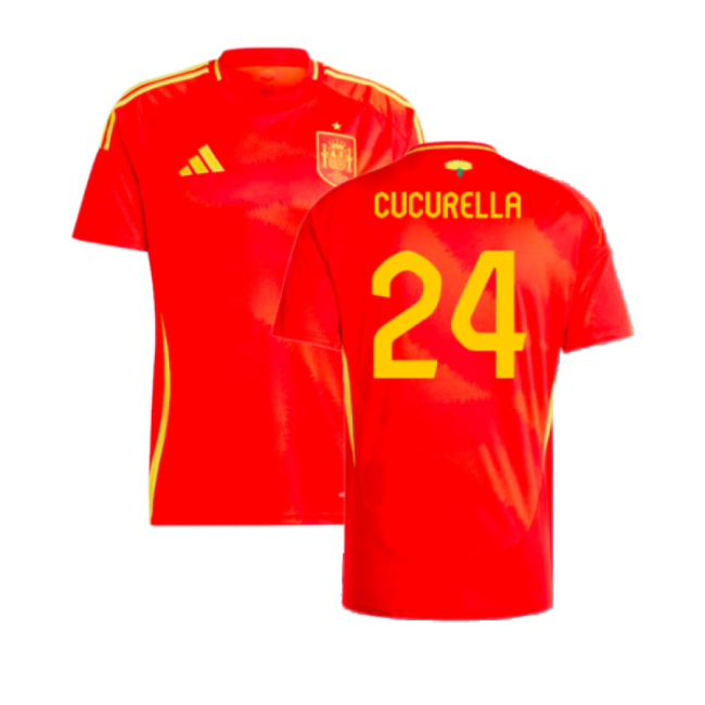 Spain 2024 Home Jersey Shirt Football Fan Apparel Supporter Game Day Apparel