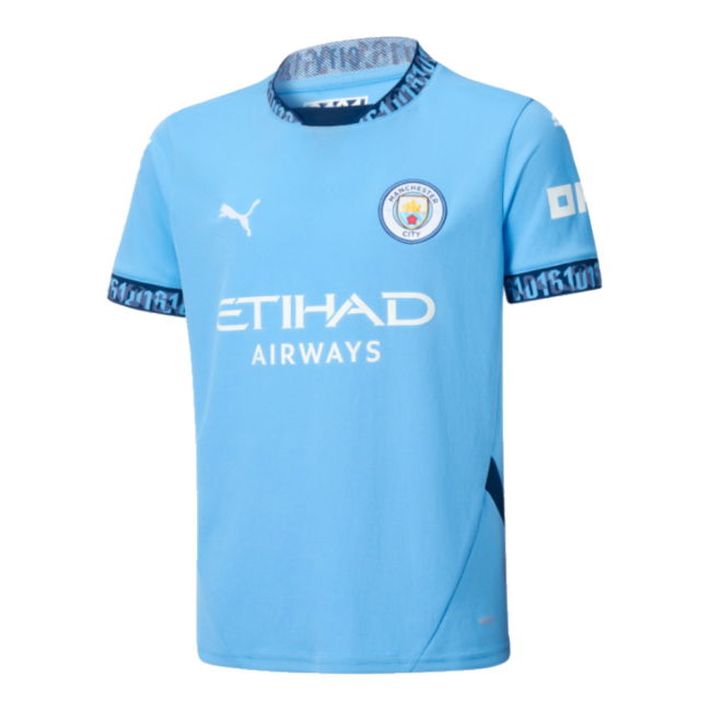 Ultra Comfort Replica Football Man City Home Shirt Kids Ruben #3 L...