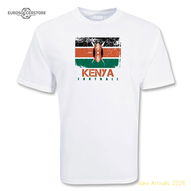 Exceptional Kenya Football T-shirt - Official Design - World Cup Edition