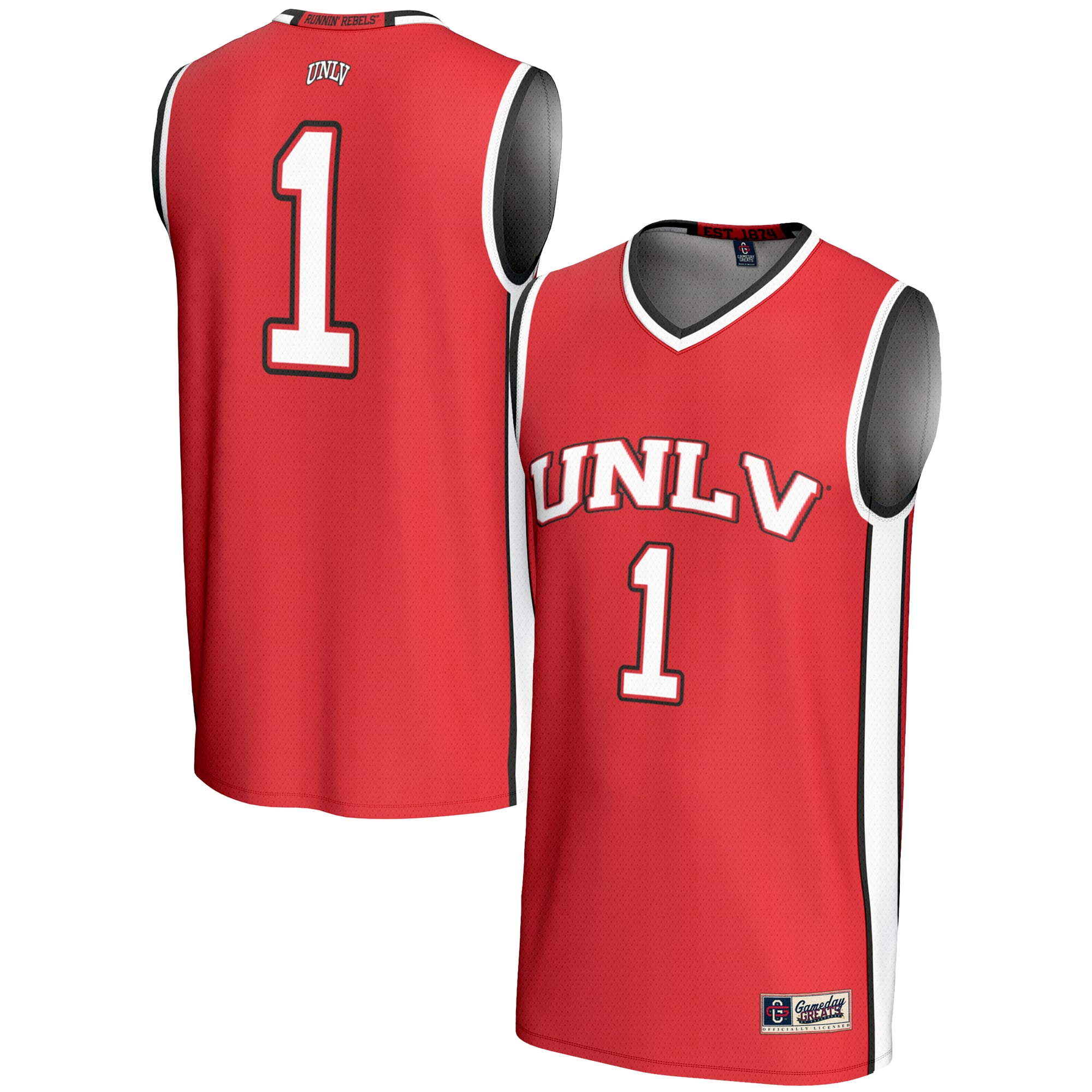 #1 UNLV Rebels GameDay Greats Unisex Lightweight Basketball Jersey - Scarlet