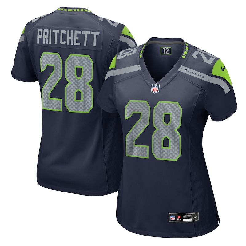 None Nehemiah Pritchett Pro Bowl SEA Seahawks Authentic Jersey