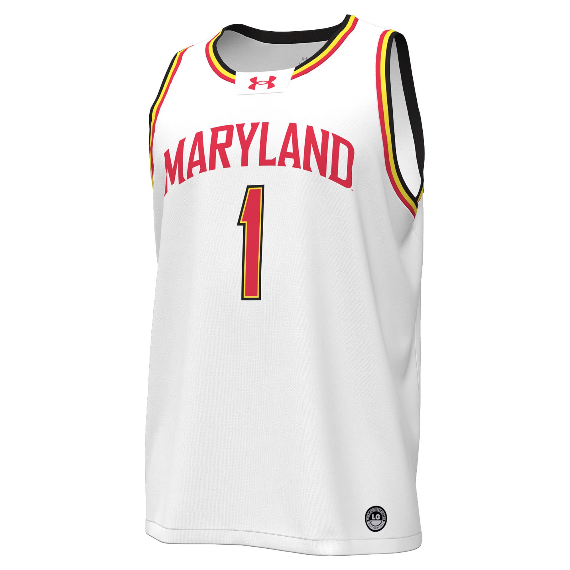 [NJP] Maryland Terrapins Replica Basketball Jersey - White