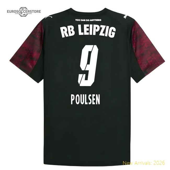 Popular 2025-2026 Red Bull Leipzig Third Shirt (Poulsen 9)