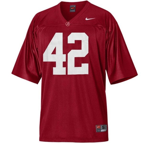 Youth Alabama Crimson Tide #42 Eddie Lacy Youth(kids) Red V9b Jersey