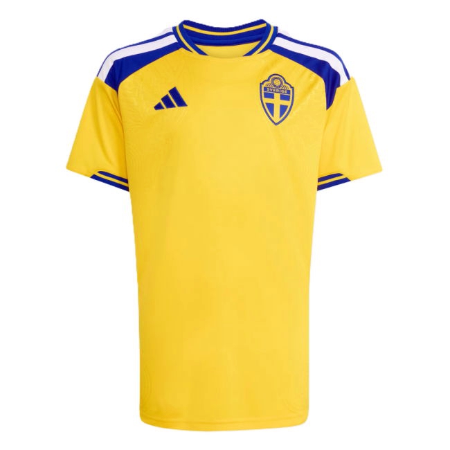 Kids Sweden National Team Elite Quality Home Pro Level Shirt