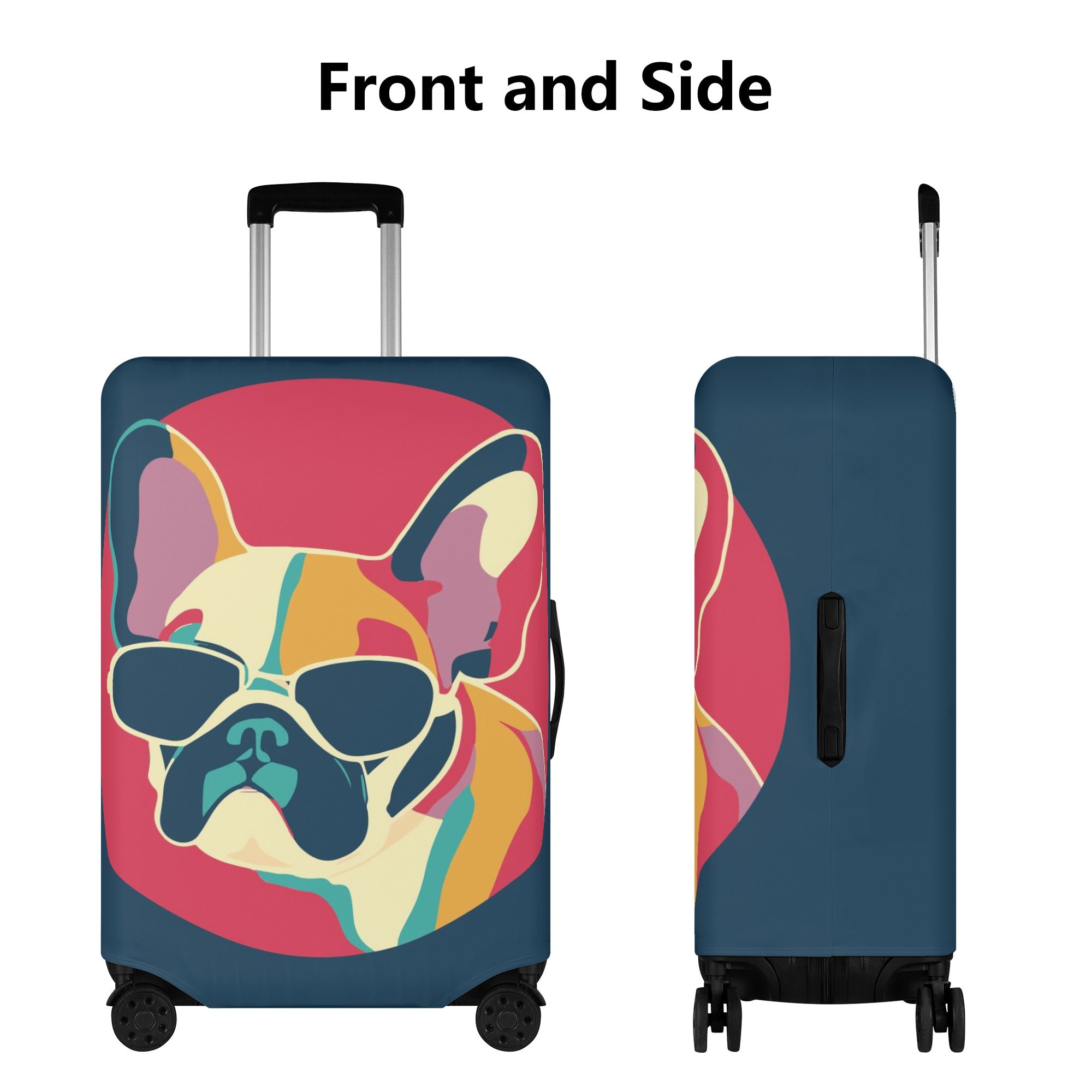Luna - Frenchie Luggage Cover Pet Gear | Breed-optimized