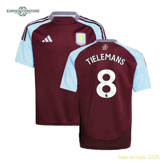 Safe Kids Football Team Tielemans Jersey 2024-2025 Flexible