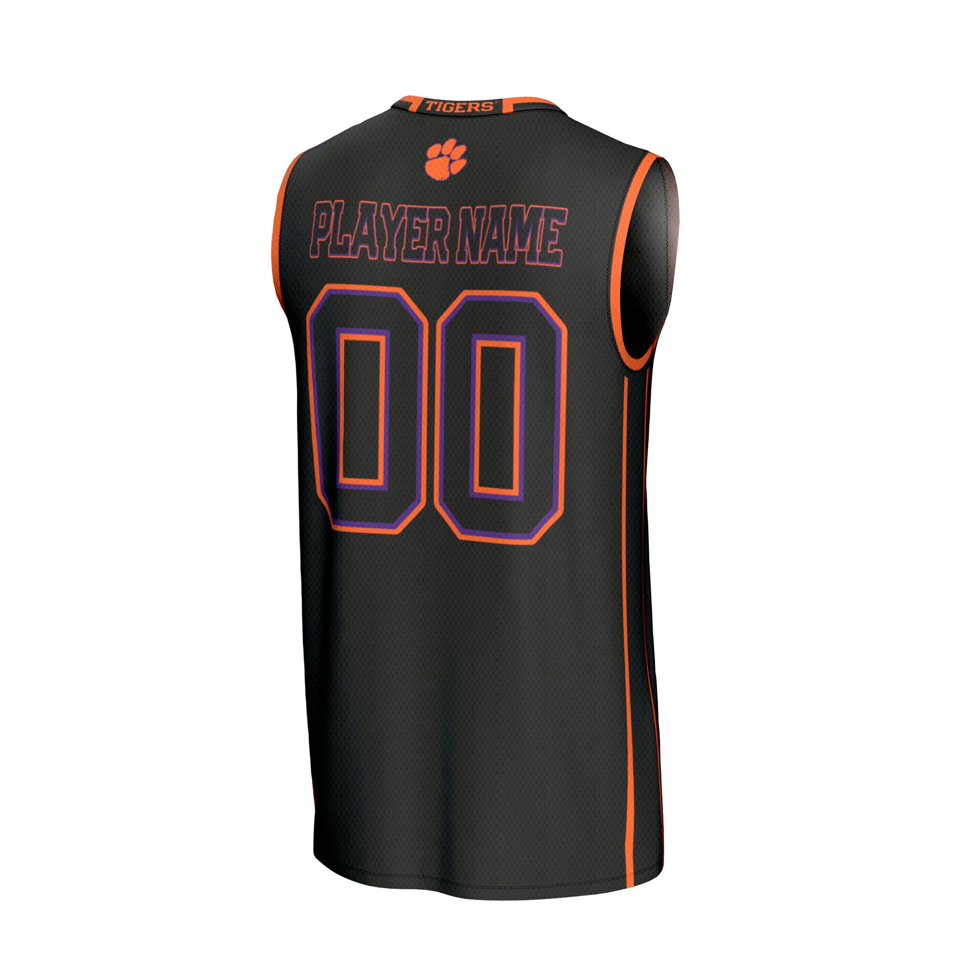 [NJP] Clemson Tigers GameDay Greats Unisex Lightweight Collegiate Women's Basketball NIL Pick-A-Player Fashion Jersey - Black