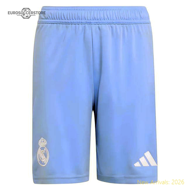 High-Quality 2025-2026 Real Madrid Home Youth Goalkeeper Kit