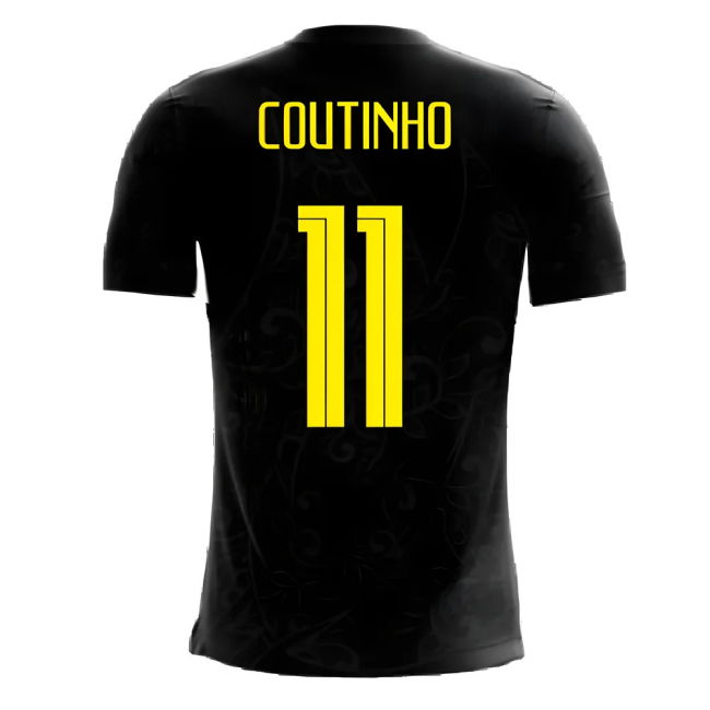 Cup 2025-2026 Brazil Third Concept Football Shirt (Coutinho 11)