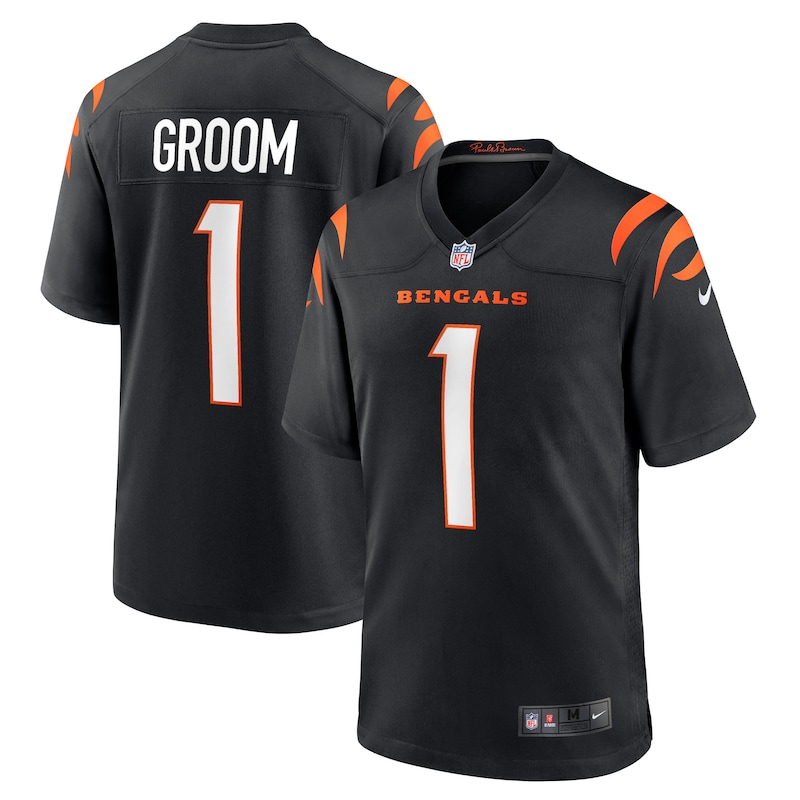 None Number 1 Groom Cincinnati Bengals Legendary Authentic Jersey