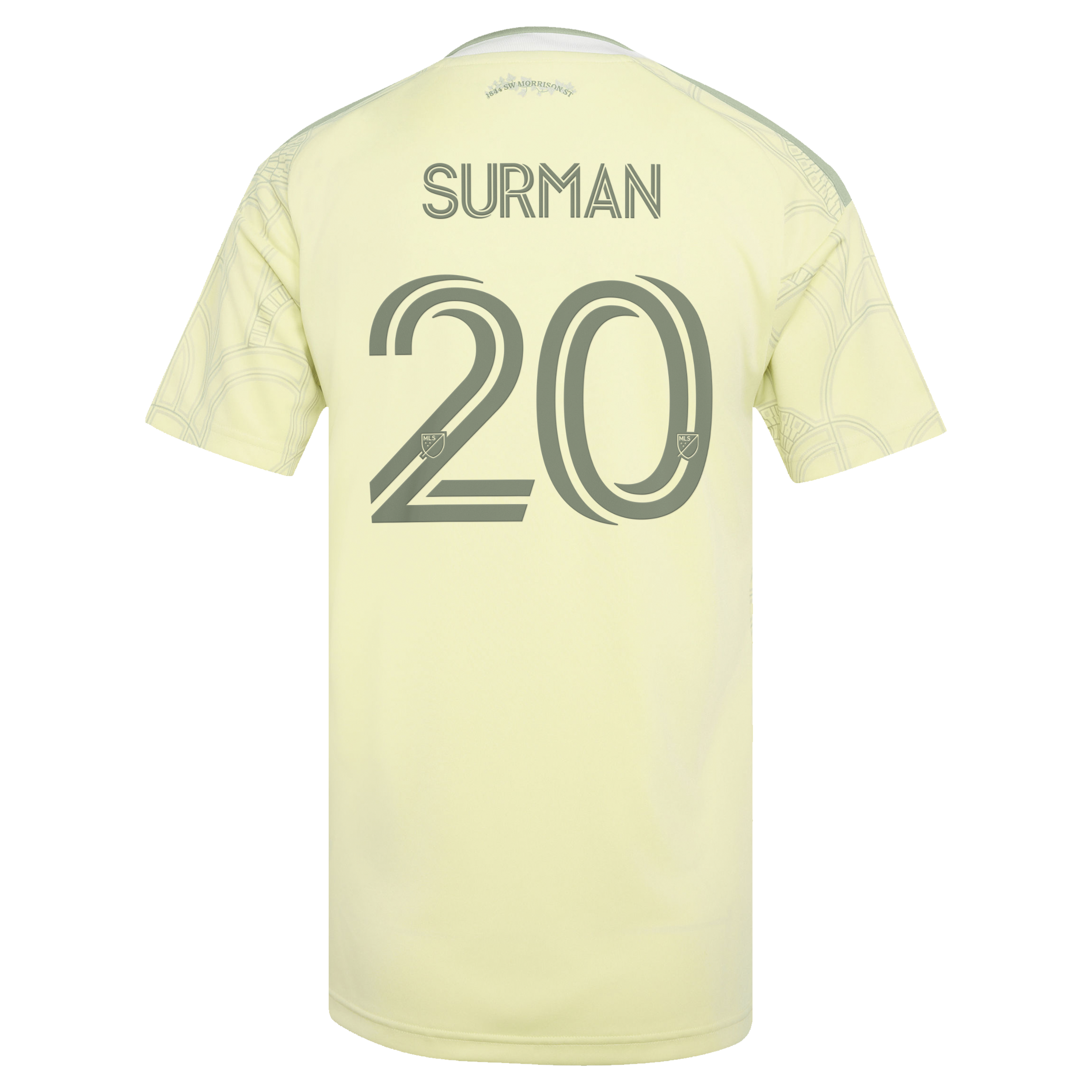 [SJH] Finn Surman Portland Timbers Women's 2026 Civic Stadium Kit Replica Jersey - Yellow