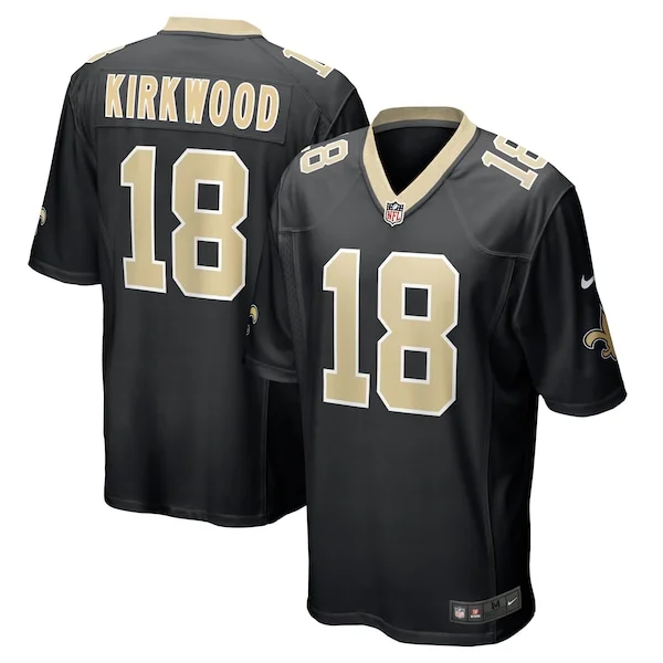 New Orleans Saints Game NFL Jersey - Black | Elite Football Apparel