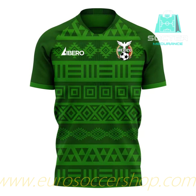 2025/26 Campaign Match Quality Mexico Home Football Shirt Design Concept