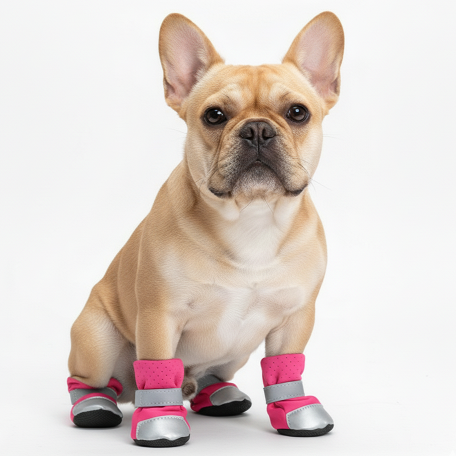 French Bulldog Reflective Boots For French Bulldog Essential Dog Supply