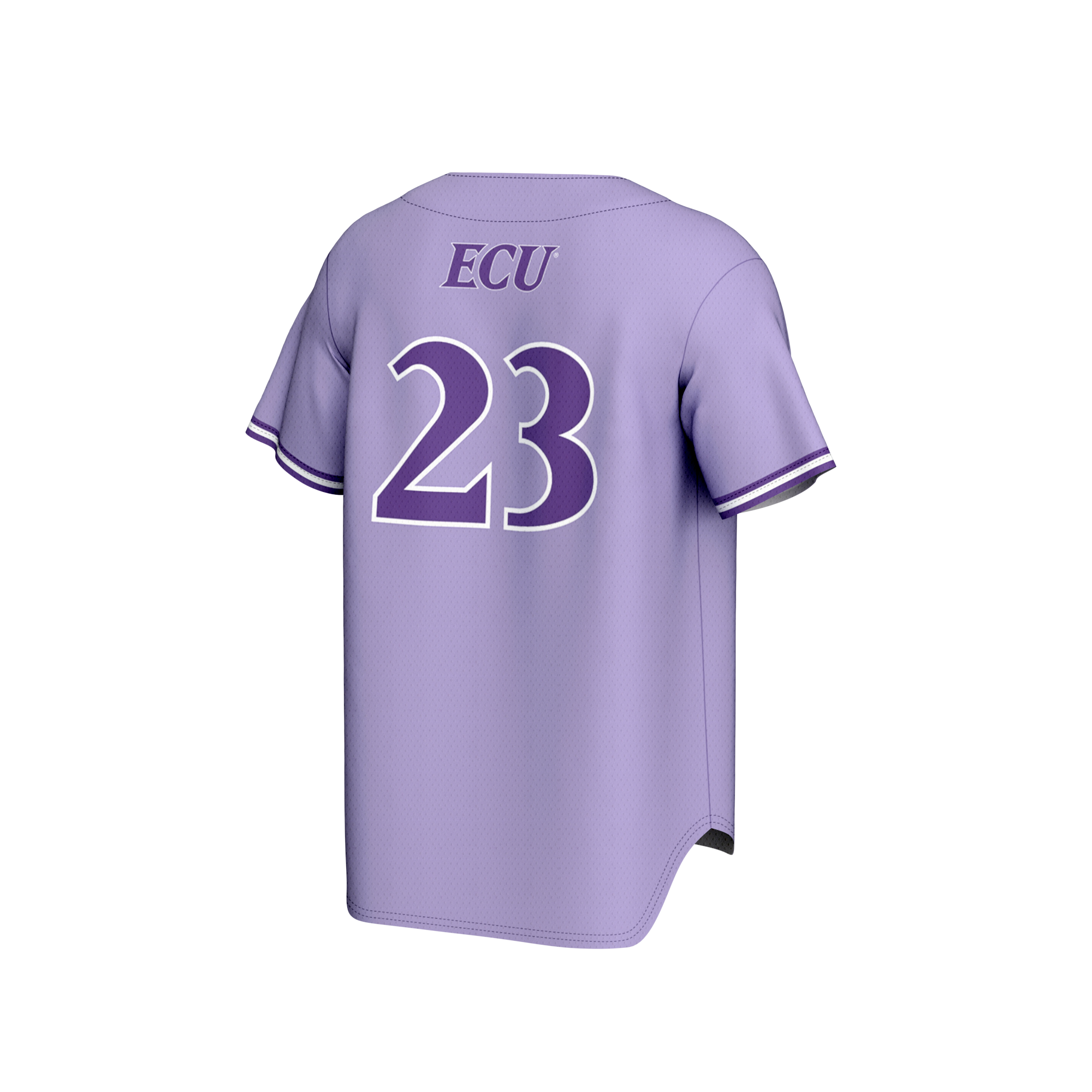 [NJP] ECU Pirates GameDay Greats Unisex Lightweight Collegiate Baseball Fashion Jersey - Purple