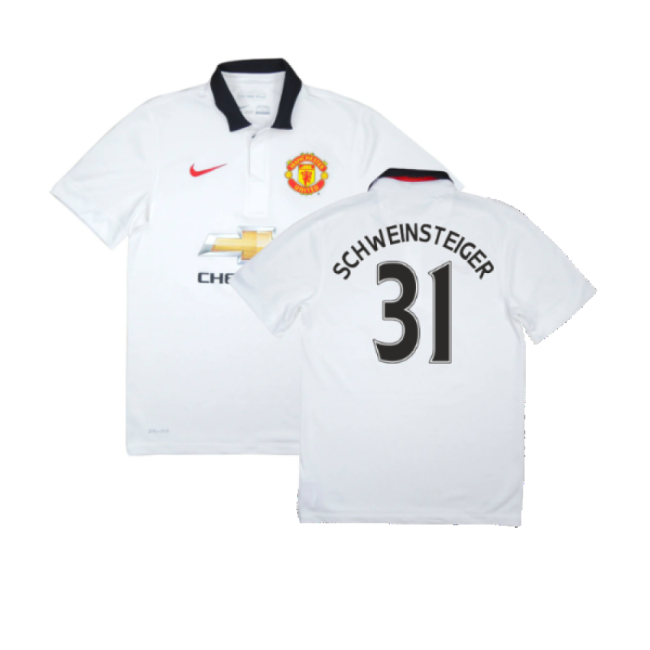 Top-Tier 2014-15 Manchester United Away Iconic Replica Jersey Ver#841
