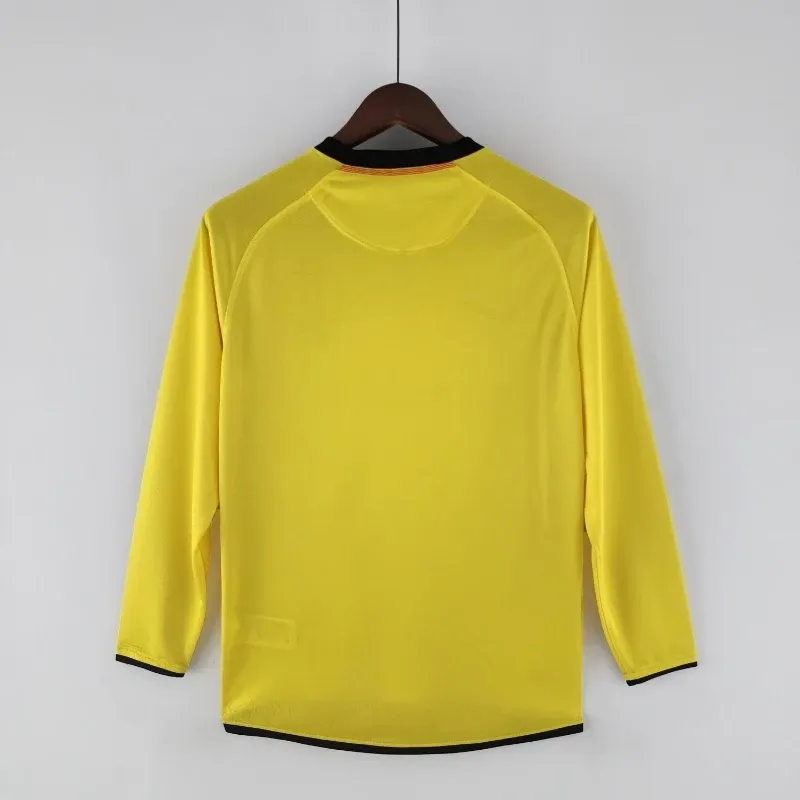 Cheap 2008-2009 Long Sleeve Barcelona Jersey retro kit