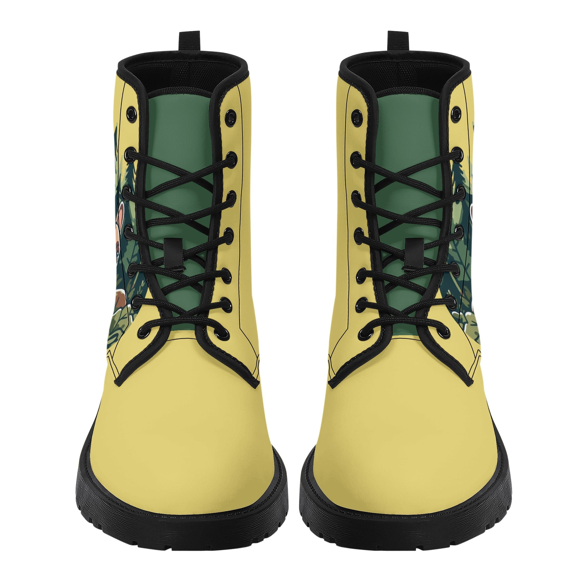 Minimal-Aesthetic Trendy Pet-Lover Ivy - Leather Boots as a Gift Premium