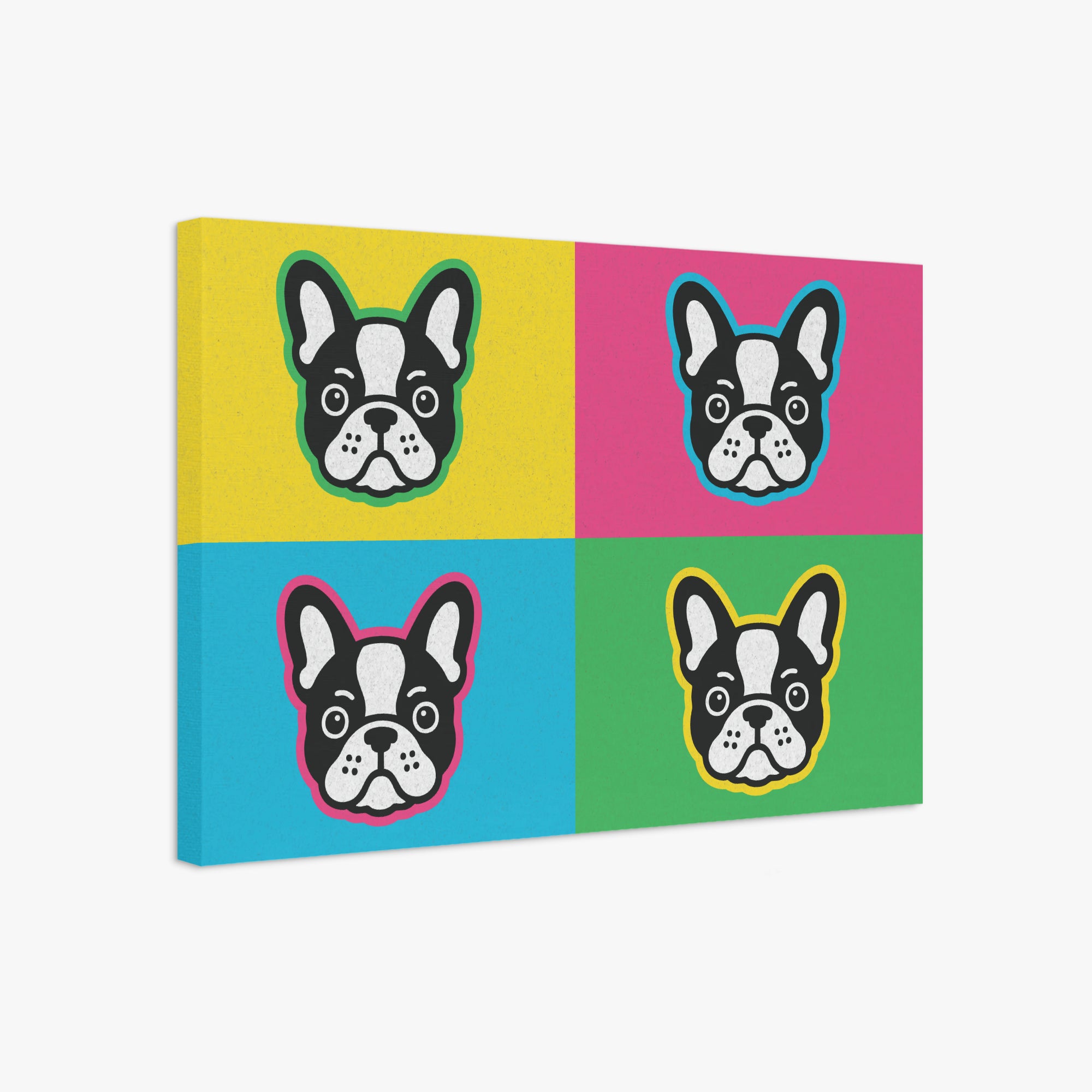 High-Quality Callie - Adorable Frenchie Canvas Wall Art for French