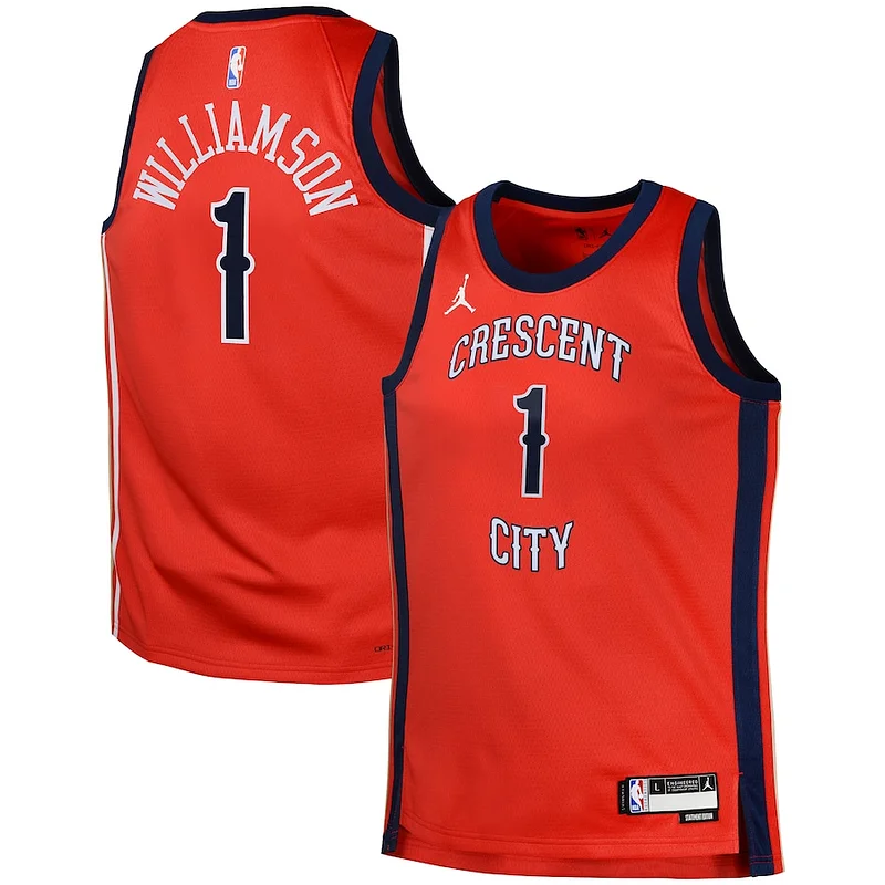Zion Williamson NOP Swingman Jersey - modern premium - Red training