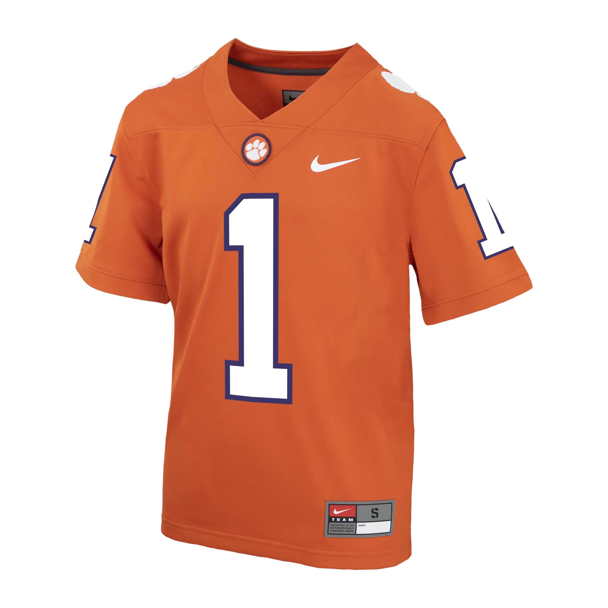 Preschool Orange Clemson Tigers Football Jersey