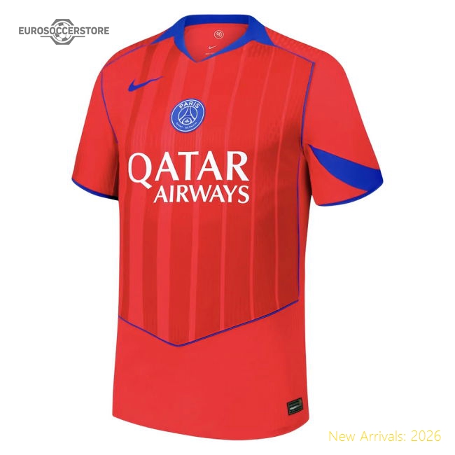 Psg Third Kit 2025-2026 Game Day Jersey Stadium Approved