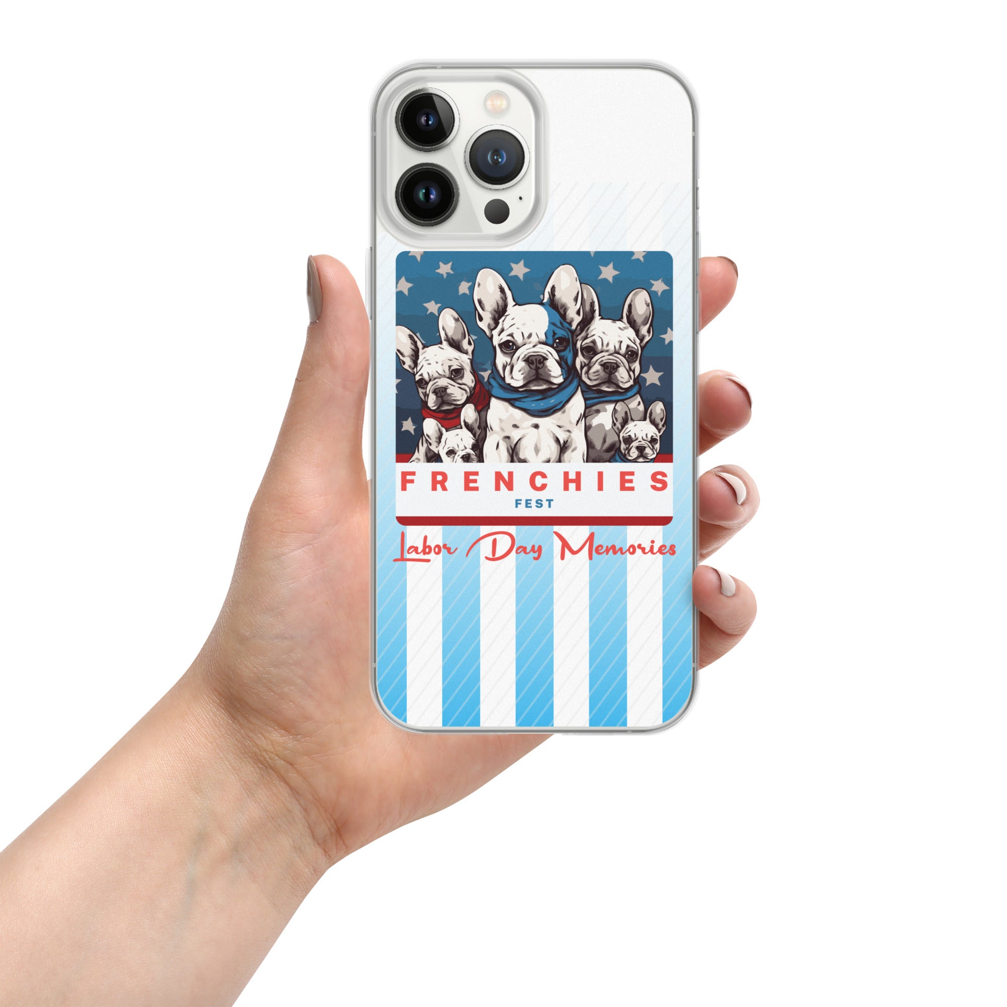 Stylish Labor Day - Clear Case For Iphone® for French Bulldog Lovers