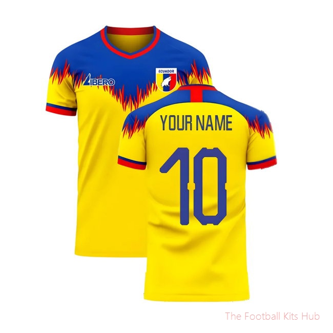 Ecuador 2025-2026 Home Concept Football Kit (Libero) (Your Name)