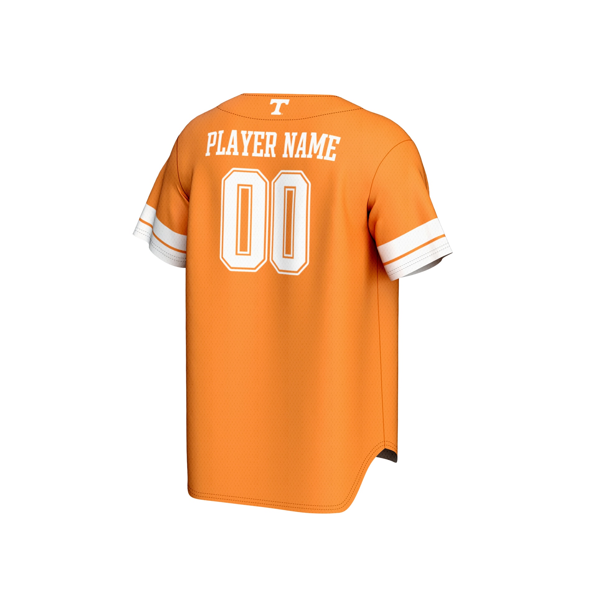 [NJP] Tennessee Volunteers GameDay Greats Youth Personalized Collegiate Baseball Fashion Jersey - Tennessee Orange