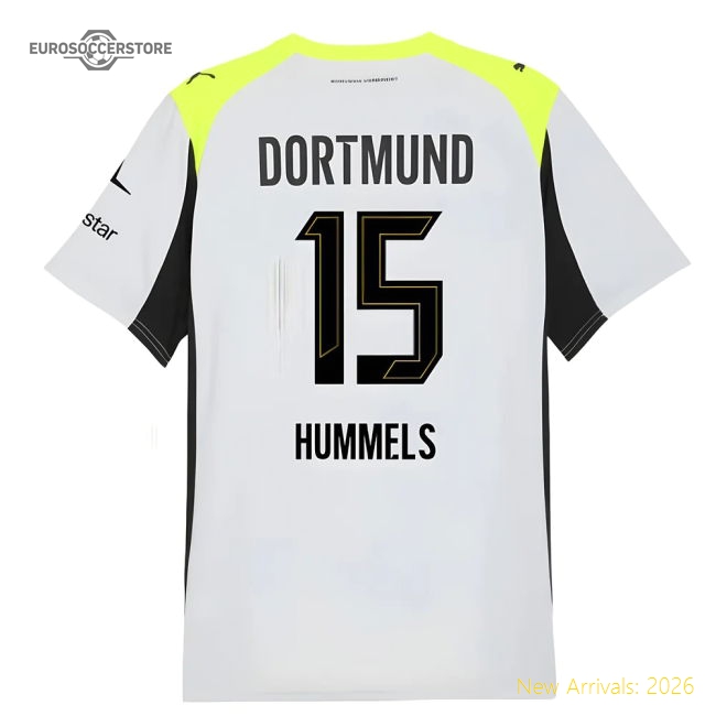 Borussia Dortmund Away Kit 2025-2026 Supporter Wear Jersey