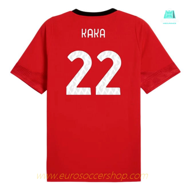 2025-2026 AC Milan Training Jersey (Red) (Kaka 22)