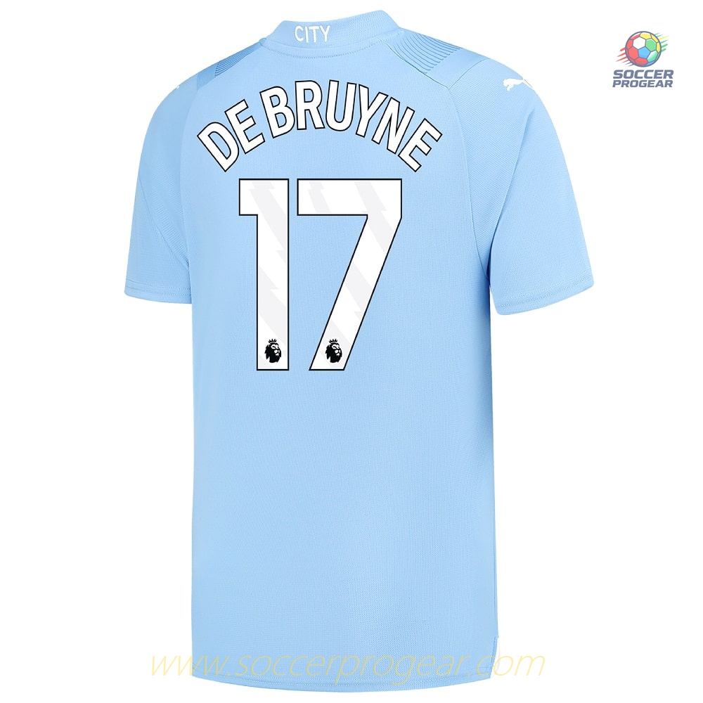 Manchester City Shirt 2023 2024 Home De Bruyne