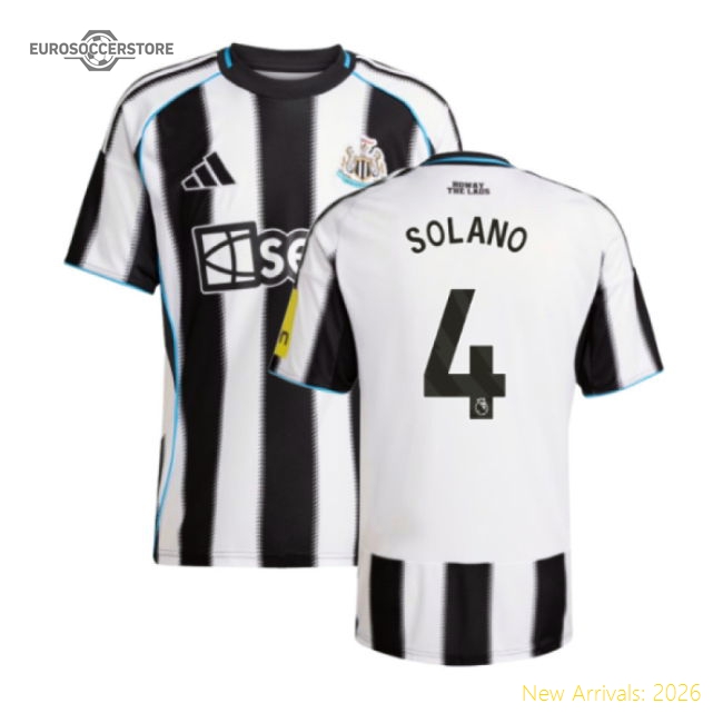 2025-2026 Newcastle Home Jersey (Solano 4) Fan Edition For Premier