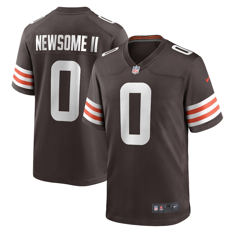 None Greg Newsome II CLE Browns Professional Replica Jersey for NFL Fa