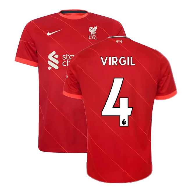 Player Issue Style Liverpool Home Pro Level Shirt 2021-2022 (VIRGIL 4)