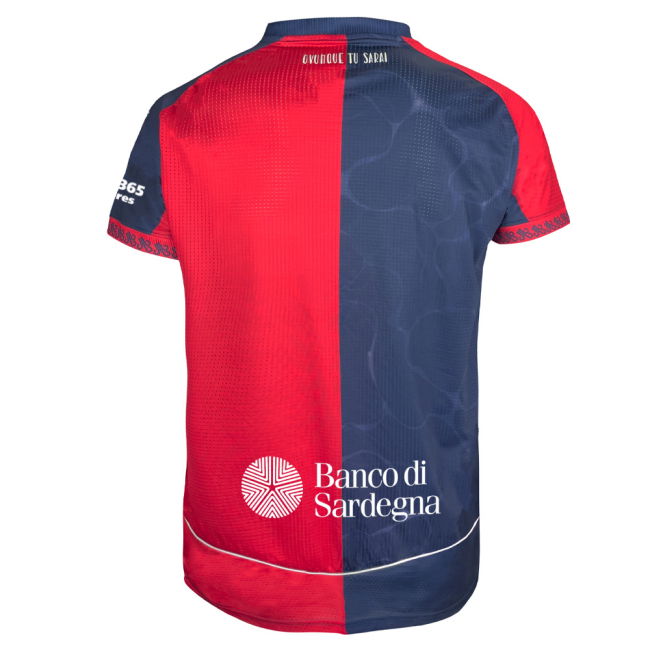 2025-2026 Cagliari Home Economic Shirt Quick Dry Lightweight