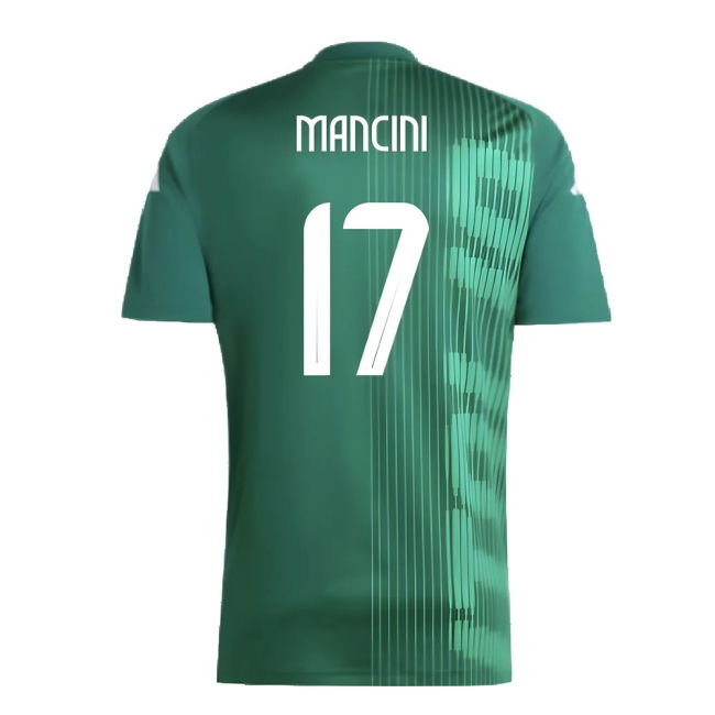 MANCINI 17 Match Worn Style Italy Pro Appearance Home Pro Level Shirt