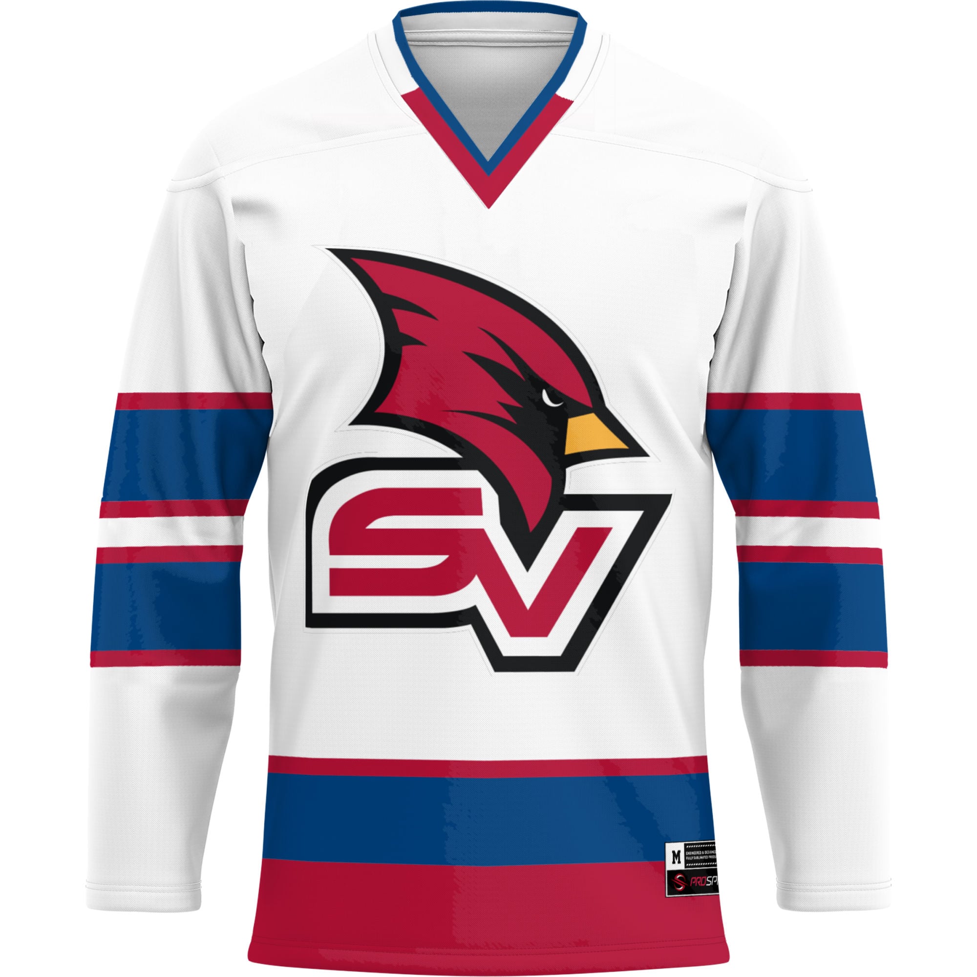 [DDG] Saginaw Valley State Cardinals GameDay Greats Hockey Jersey - White