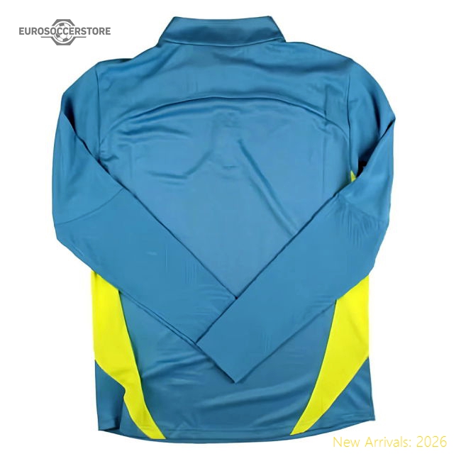 2024-2025 Man Official City Training 14 Zip Top Pro Magic Blue