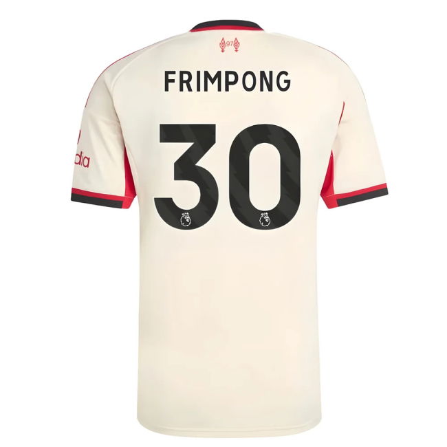 Budget-Friendly Liverpool Frimpong 30 2025-2026 Liverpool Away Shir...