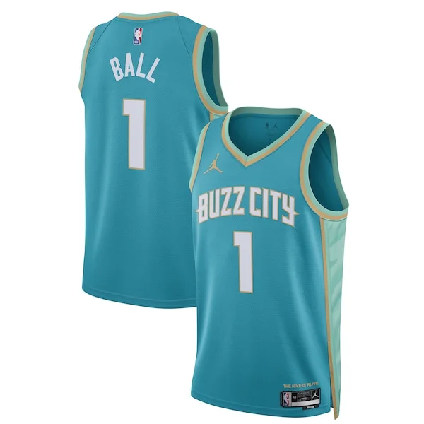 LaMelo Ball CHA Swingman Jersey - official NBA game-day sports