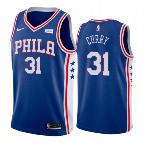 Professional Sixers NBA Swingman Jersey #31 Seth Curry 2024 Icon -