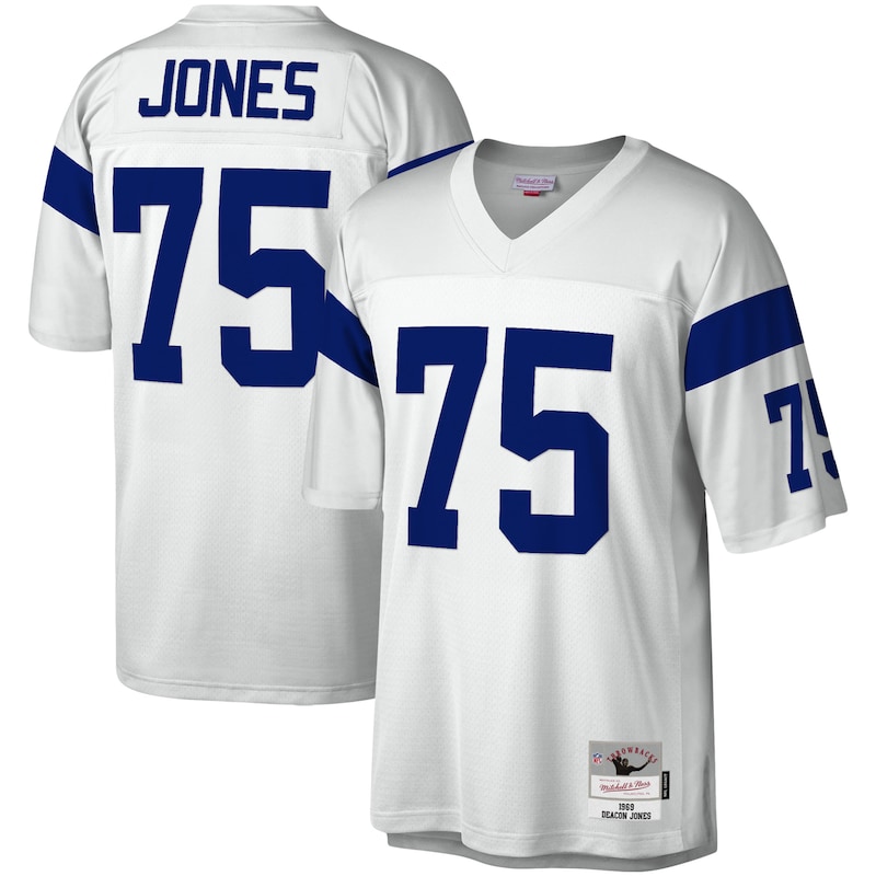 None Deacon Jones LA Rams Classic Genuine Jersey Game Day Wear