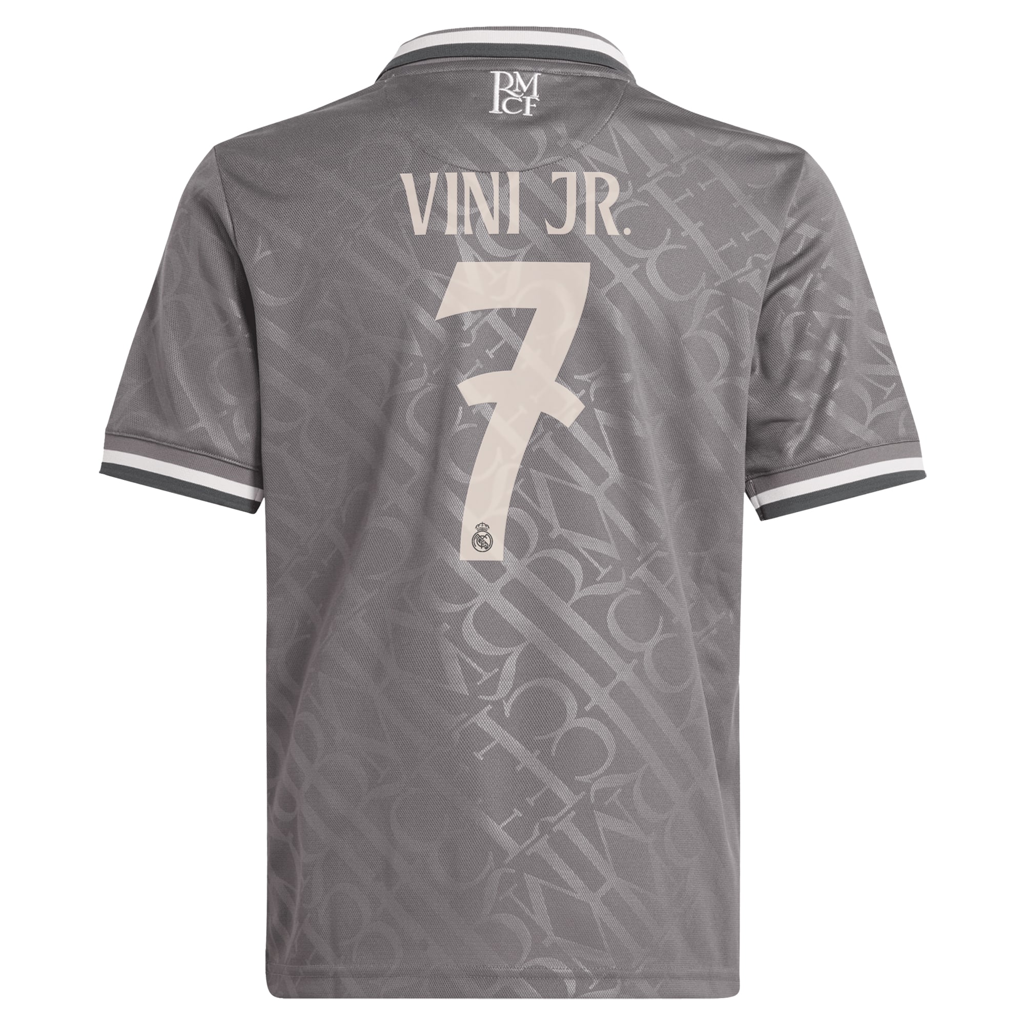 [JED] Vini Jr. Real Madrid Originals Youth 2024/25 Third Replica Player Jersey - Charcoal