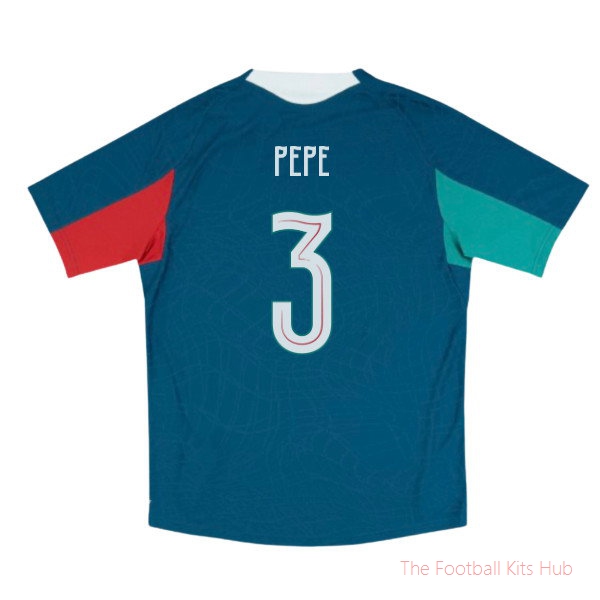 2026-2027 Portugal Training Jersey Pro (Ocean Tropic) (Pepe 3)