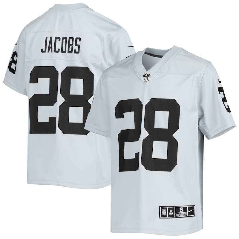 None Josh Jacobs Las Vegas Raiders Championship Contender Replica J...