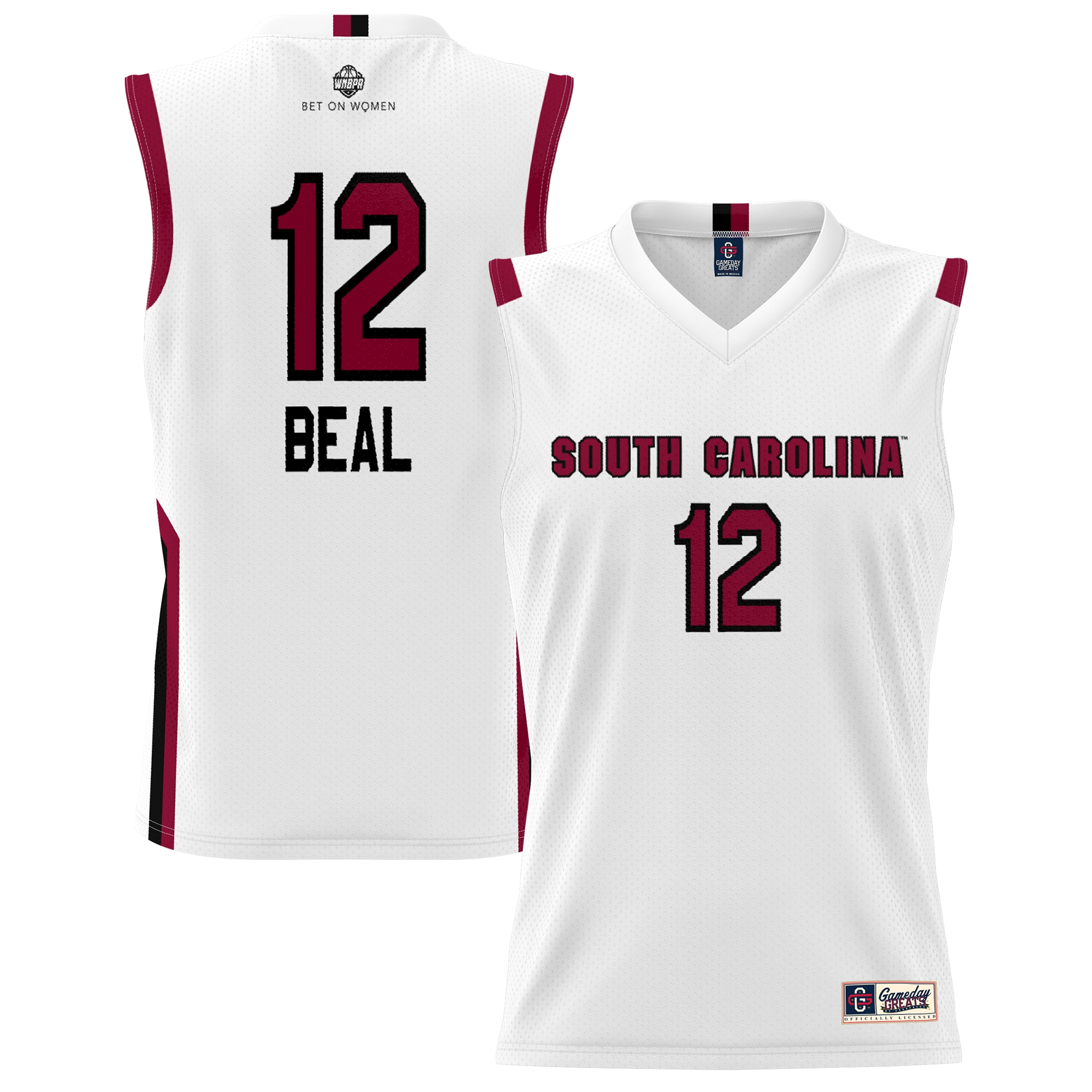 [NJP] Brea Beal South Carolina Gamecocks GameDay Greats Youth Lightweight Basketball Alumni Jersey - White