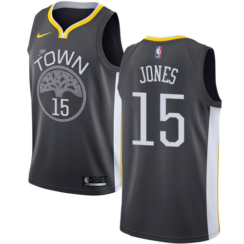 Nike Warriors Black State Warriors #15 Jersey - Basketball Jersey